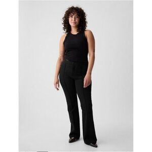 GAP Bi-Stretch High Rise Flare Black Pants Size 18 NWOT